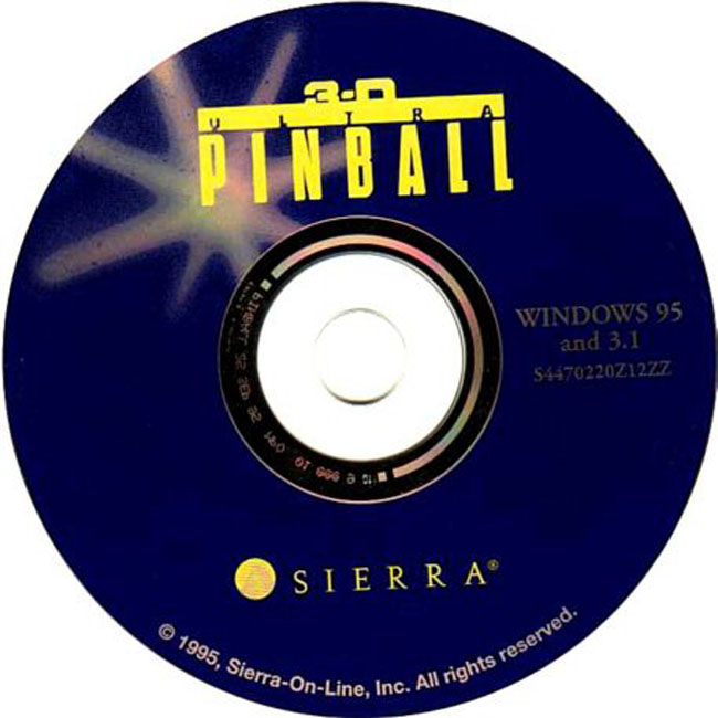 3D Ultra Pinball - CD obal