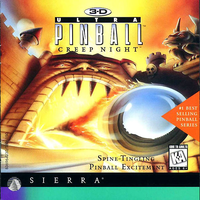 3D Ultra Pinball: Creep Night - pedn CD obal