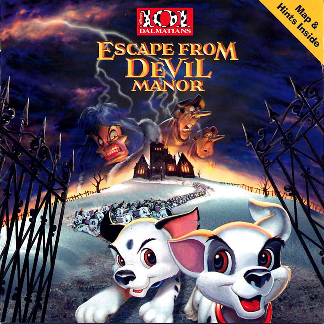 101 Dalmatians: Escape From DeVil Manor - pedn CD obal