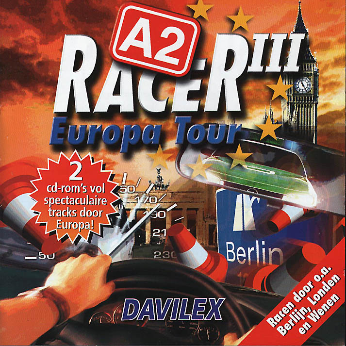A2 Racer 3: Europa Tour - pedn CD obal