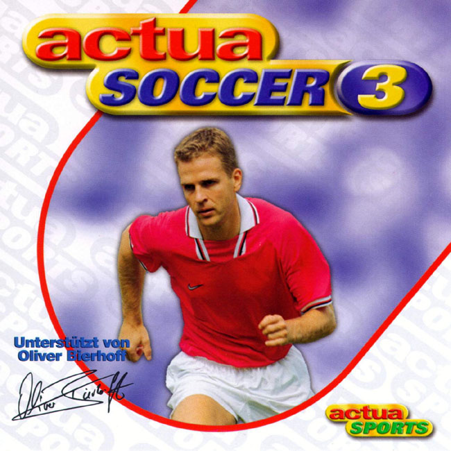 Actua Soccer 3 - pedn CD obal