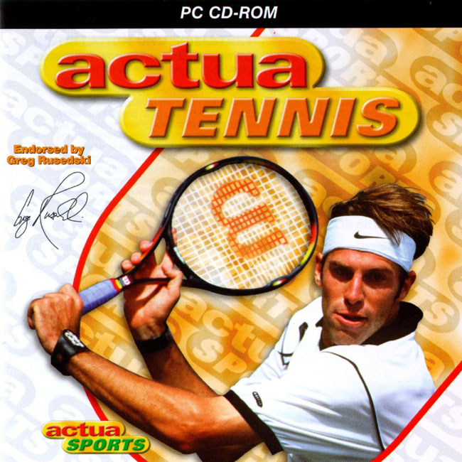 Actua Tennis - pedn CD obal