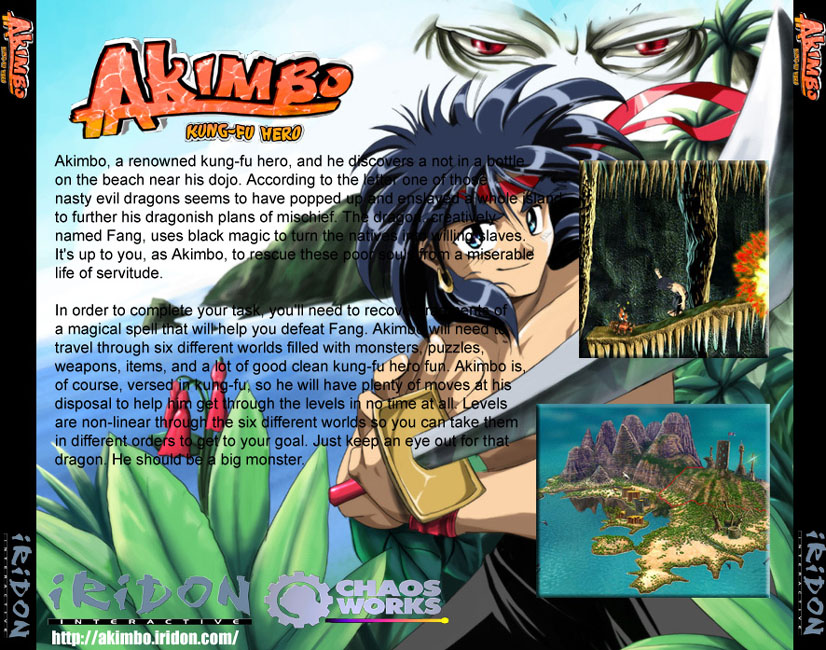 Akimbo: Kung-Fu Hero - zadn CD obal