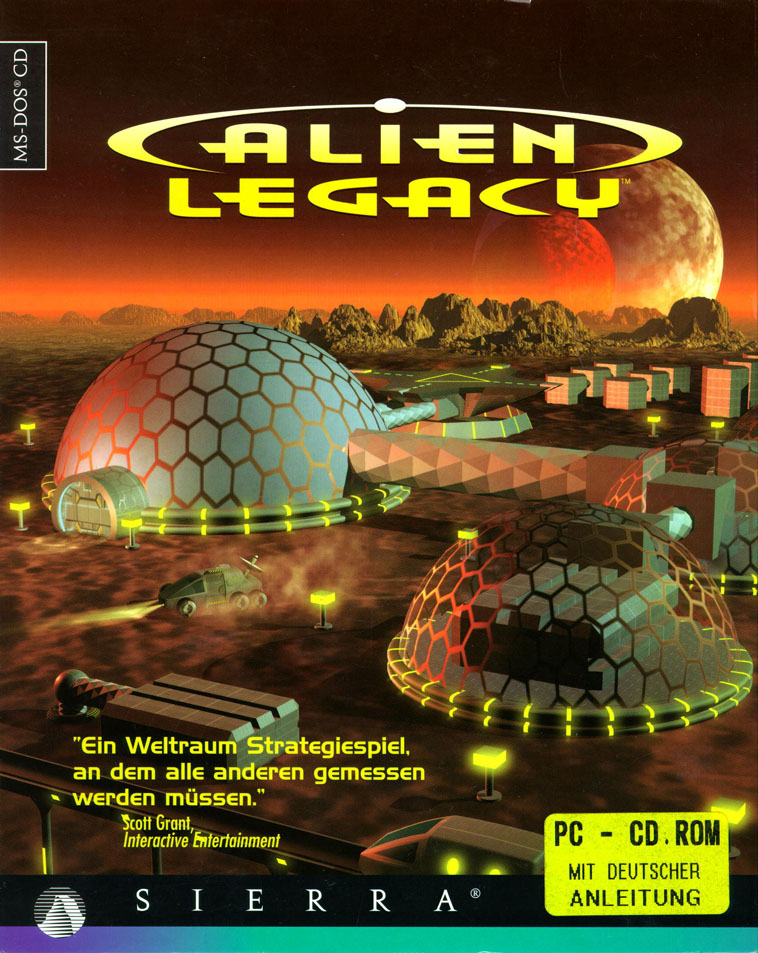 Alien Legacy - pedn CD obal 2