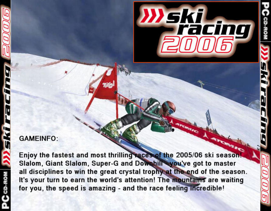 Ski Racing 2006 - zadn CD obal