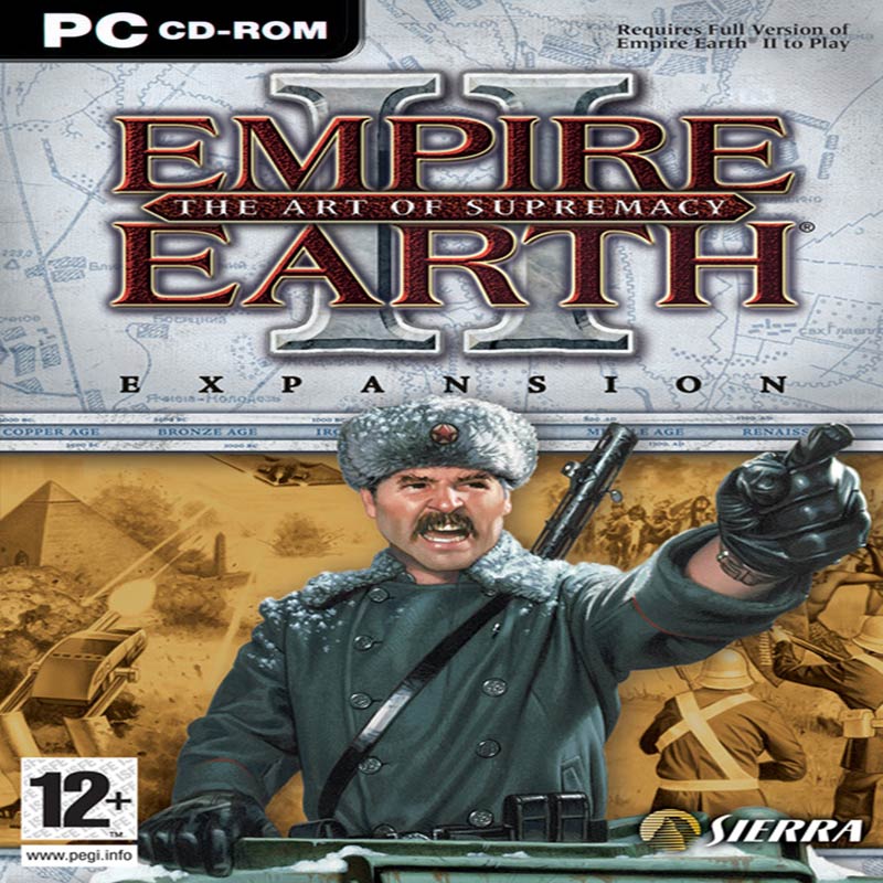 Empire Earth 2: The Art of Supremacy - pedn CD obal