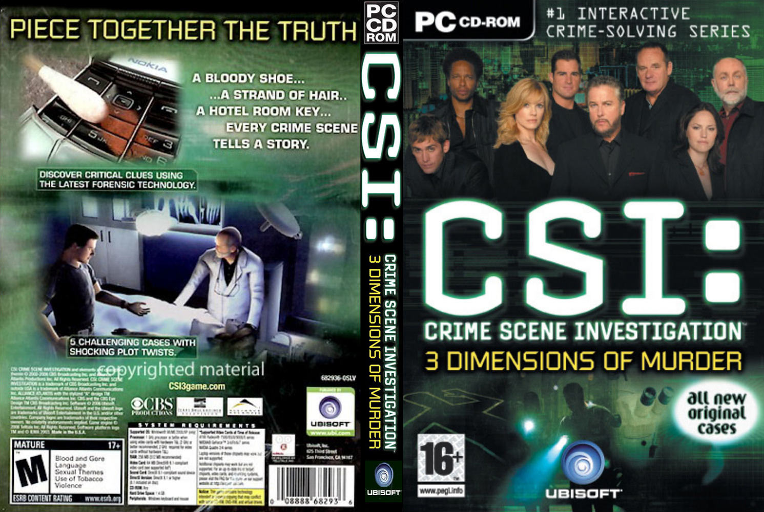 CSI: 3 Dimensions of Murder - DVD obal