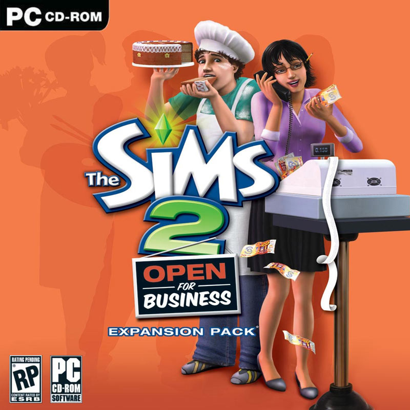 The Sims 2: Open for Business - pedn CD obal