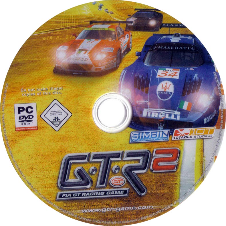 GTR 2: FIA GT Racing Game - CD obal