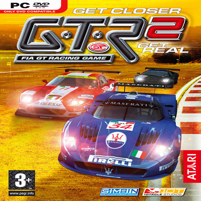 GTR 2: FIA GT Racing Game - pedn CD obal