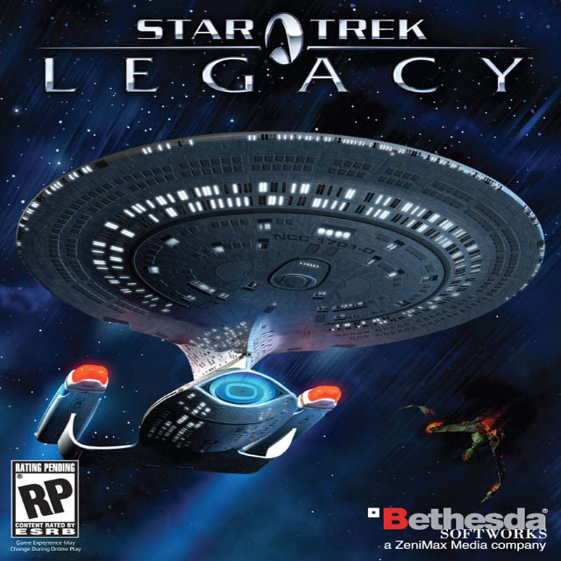 Star Trek: Legacy - pedn CD obal
