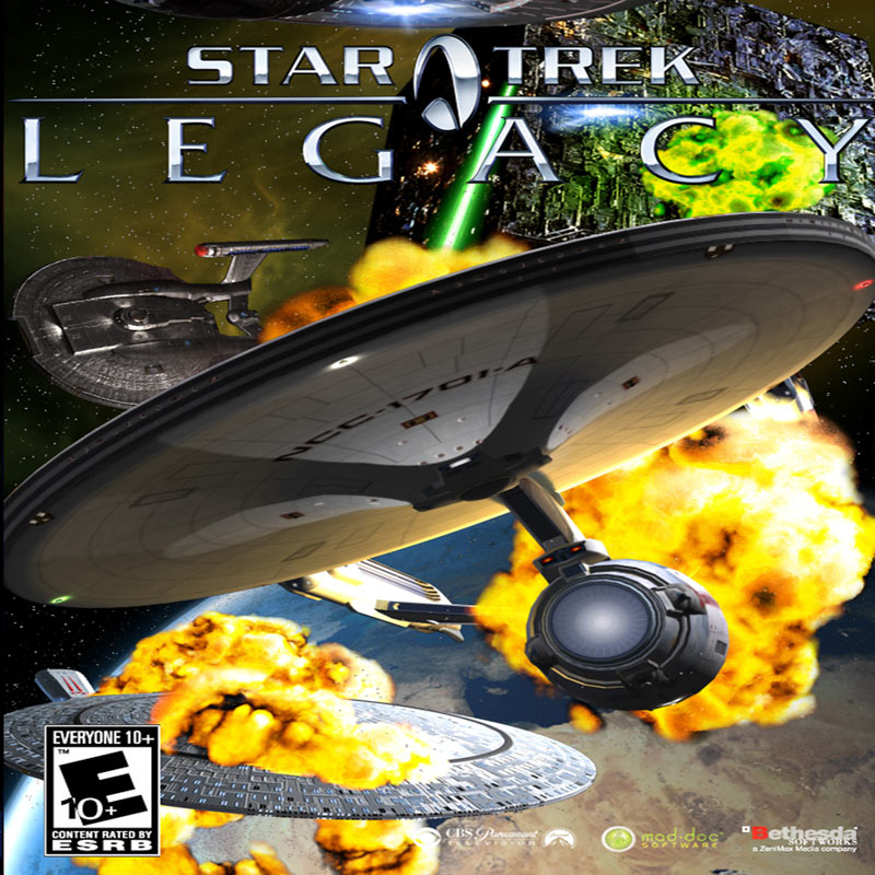 Star Trek: Legacy - pedn CD obal 2