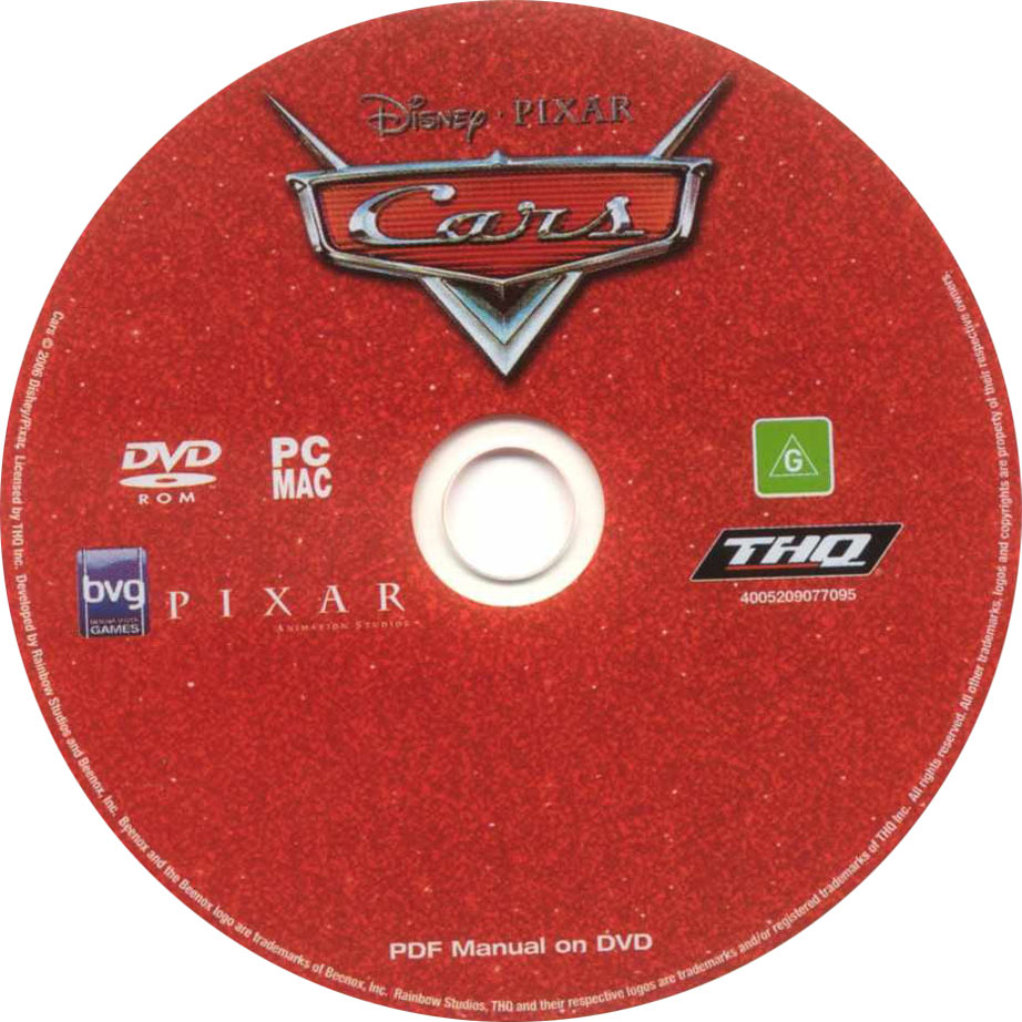 Cars: The Videogame - CD obal 2