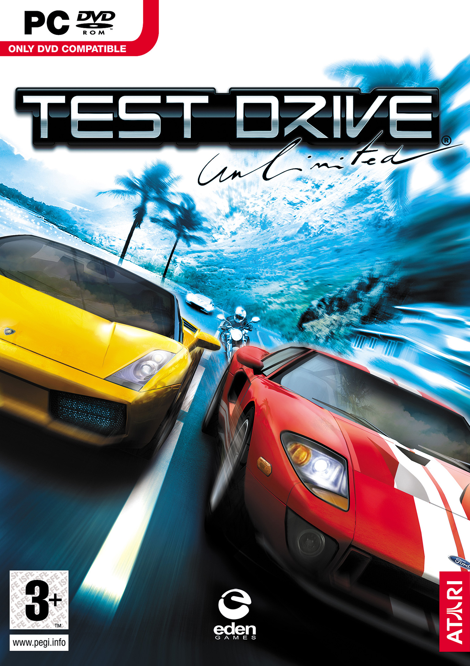 Test Drive Unlimited - pedn DVD obal