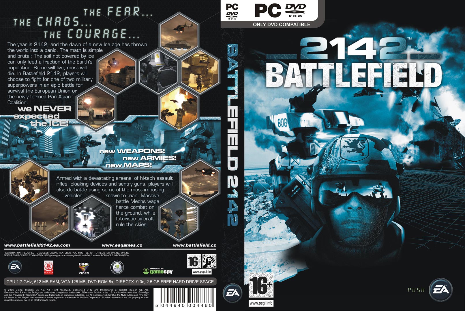 Battlefield 2142 - DVD obal
