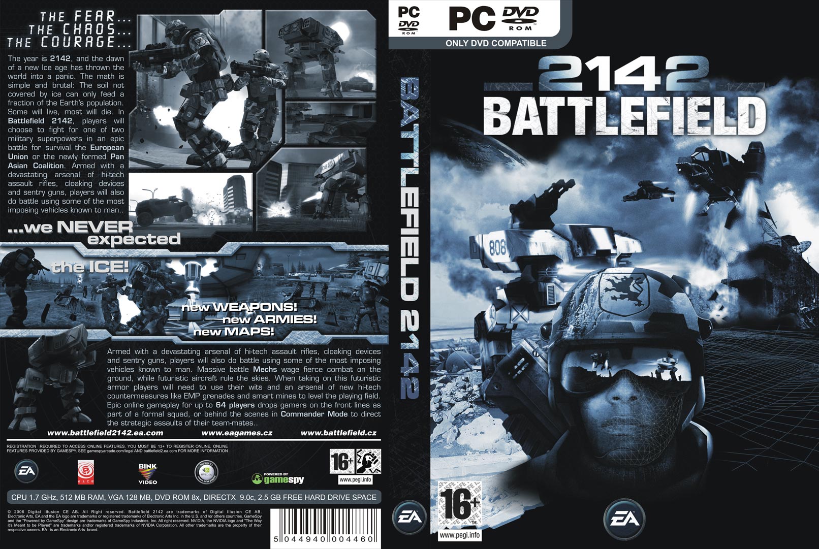 Battlefield 2142 - DVD obal 2