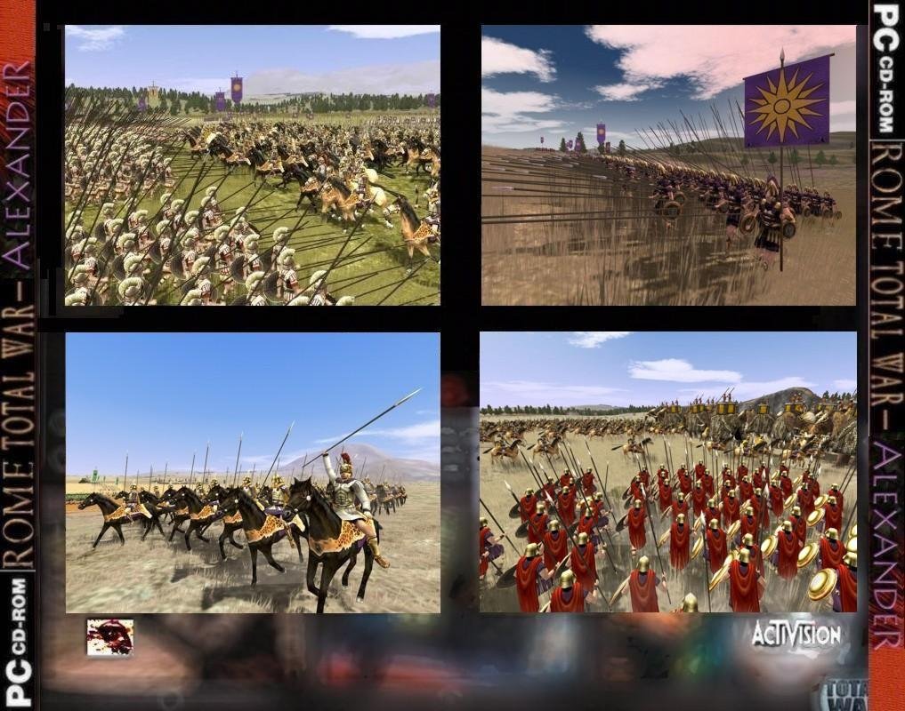 Rome: Total War - Alexander - zadn CD obal 2
