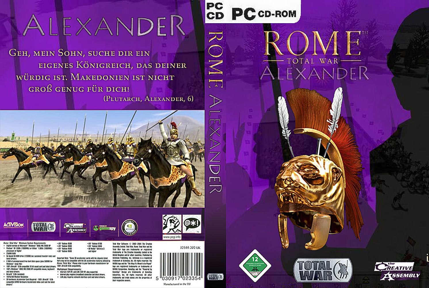 Rome: Total War - Alexander - DVD obal