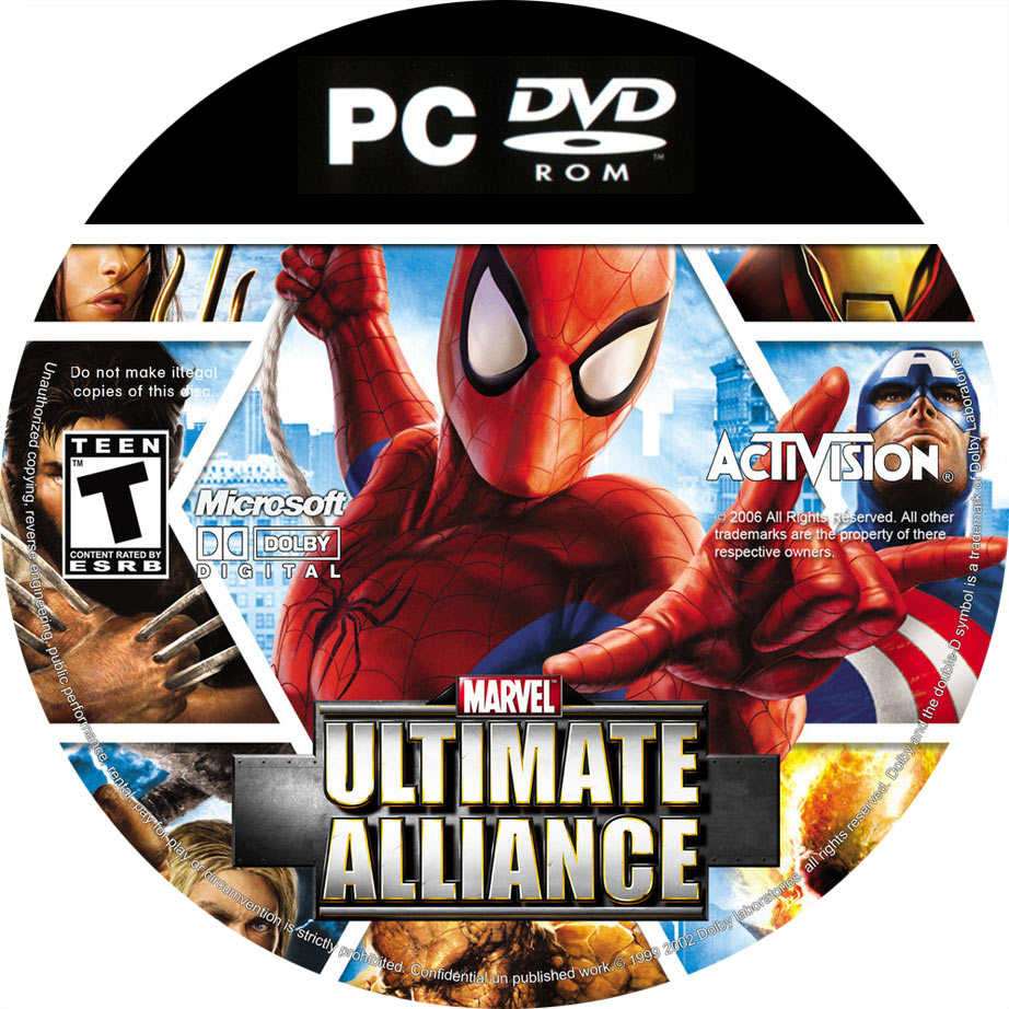 Marvel: Ultimate Alliance - CD obal