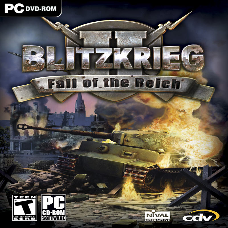 Blitzkrieg 2: Fall of the Reich - pedn CD obal