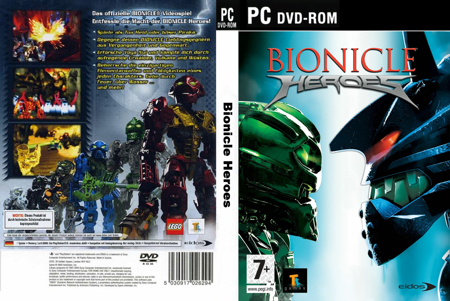 Bionicle Heroes - DVD obal