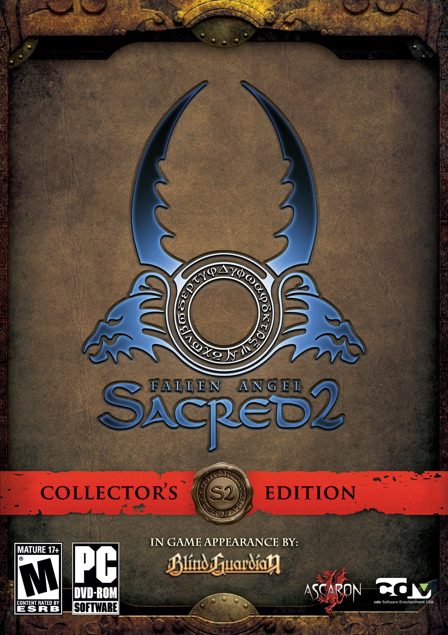 Sacred 2: Fallen Angel - pedn DVD obal 2