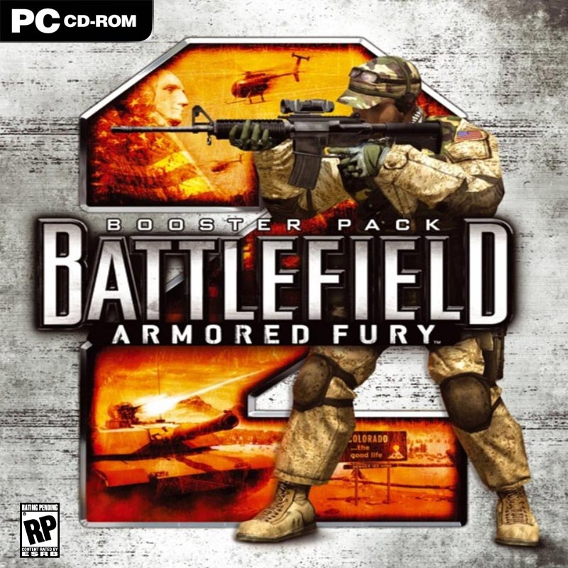 Battlefield 2: Armored Fury - pedn CD obal