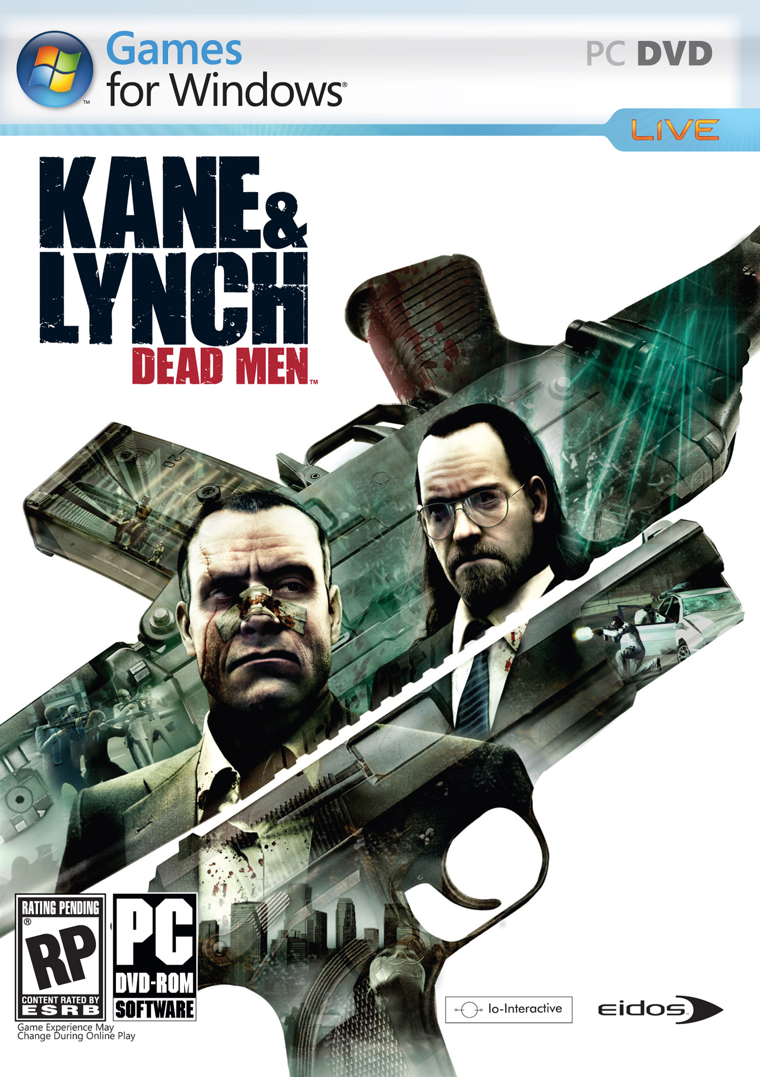 Kane & Lynch: Dead Men - pedn DVD obal