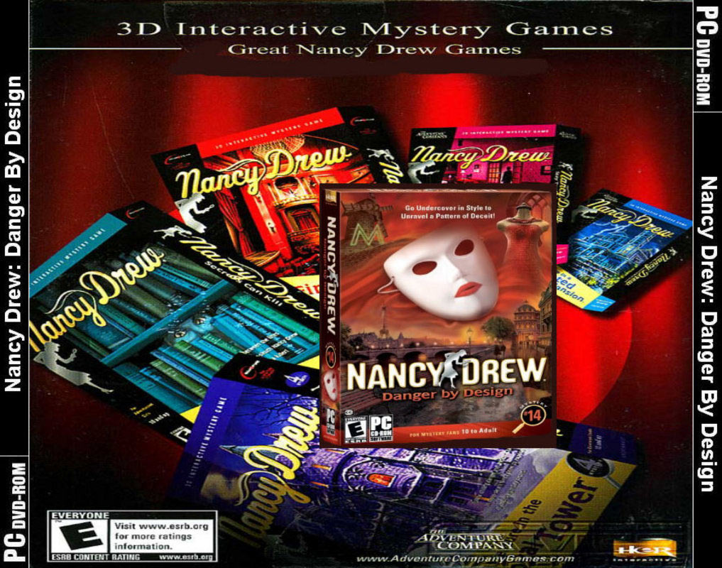 Nancy Drew: Danger By Design - zadn CD obal