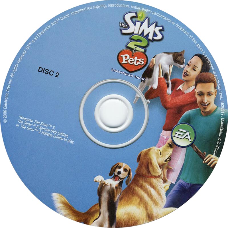 The Sims 2: Pets - CD obal 2