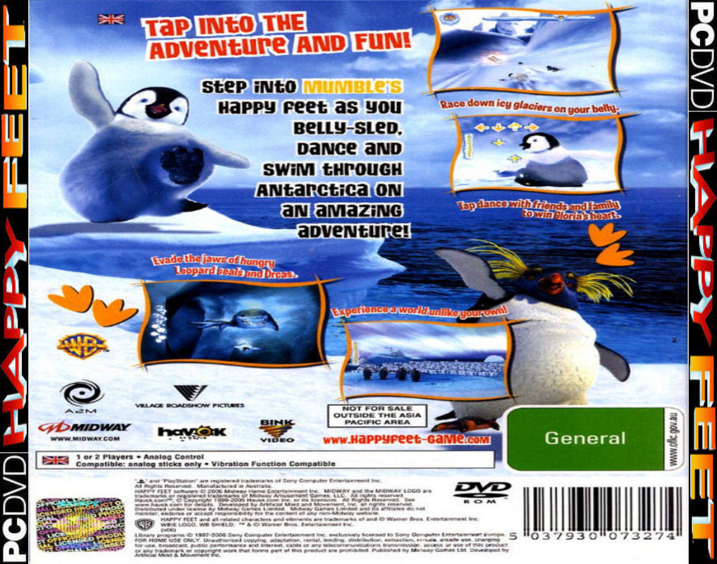 Happy Feet - zadn CD obal