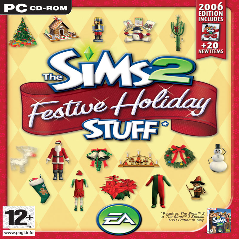 The Sims 2: Happy Holiday Stuff - pedn CD obal