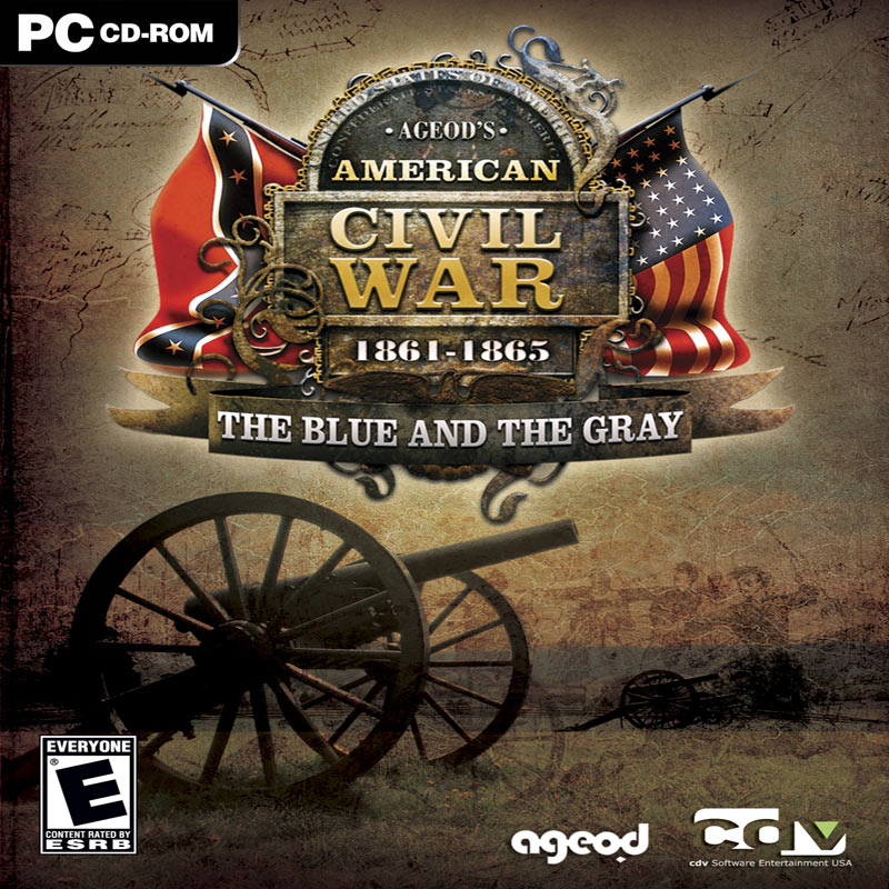 Ageod's American Civil War - The Blue and the Gray - pedn CD obal
