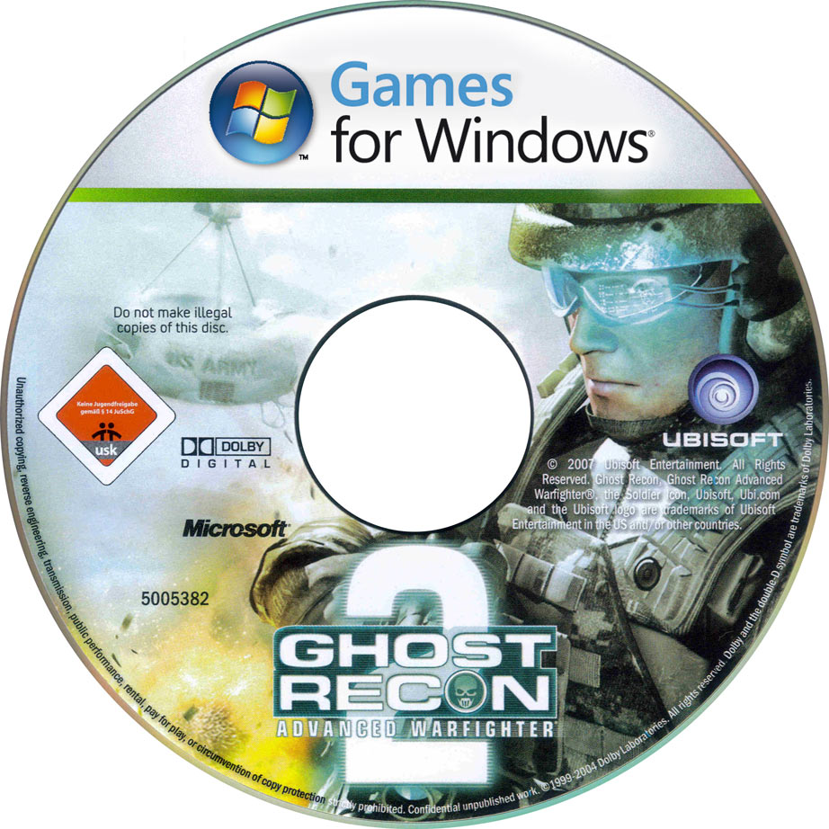 Ghost Recon: Advanced Warfighter 2 - CD obal
