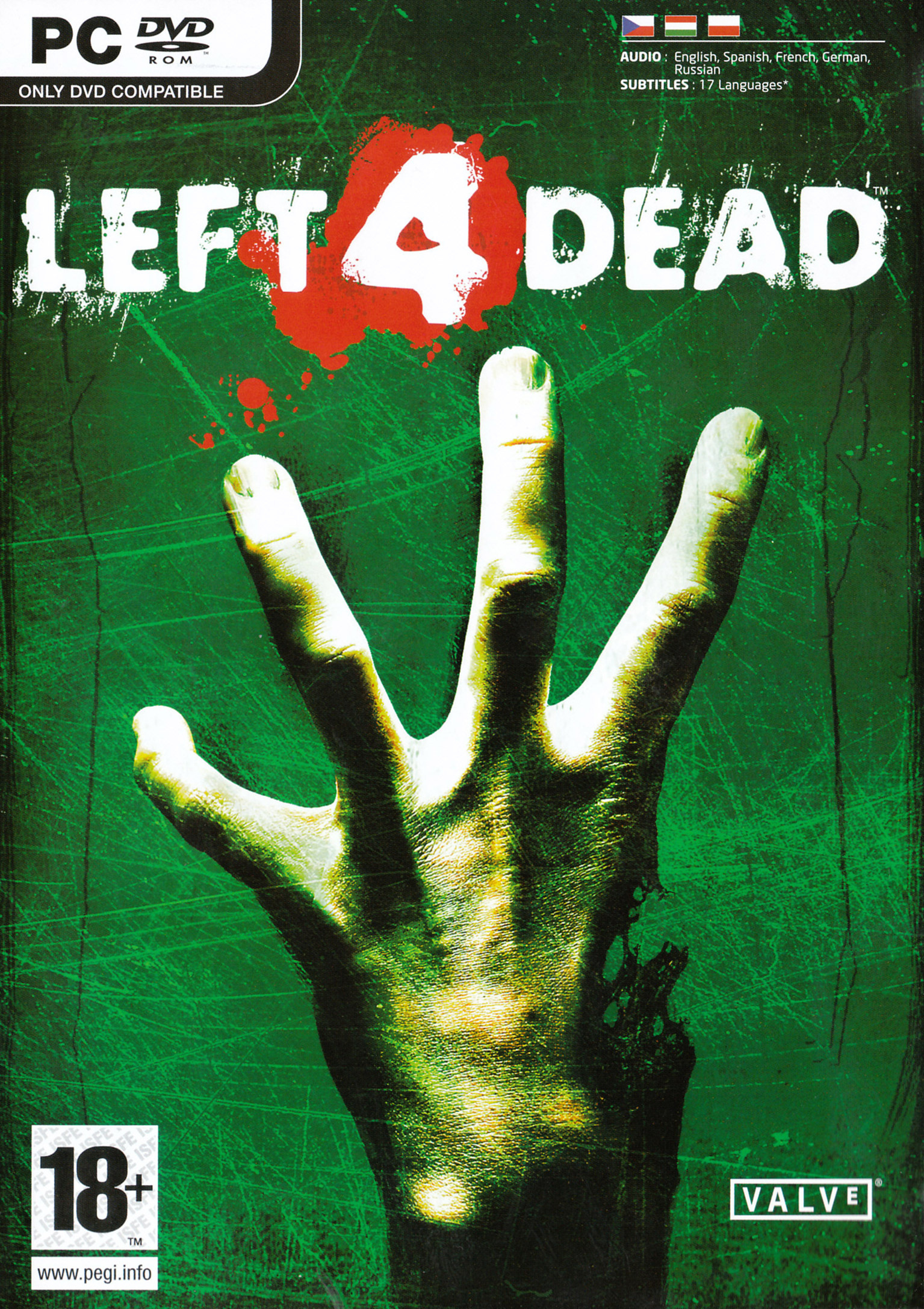 Left 4 Dead - pedn DVD obal