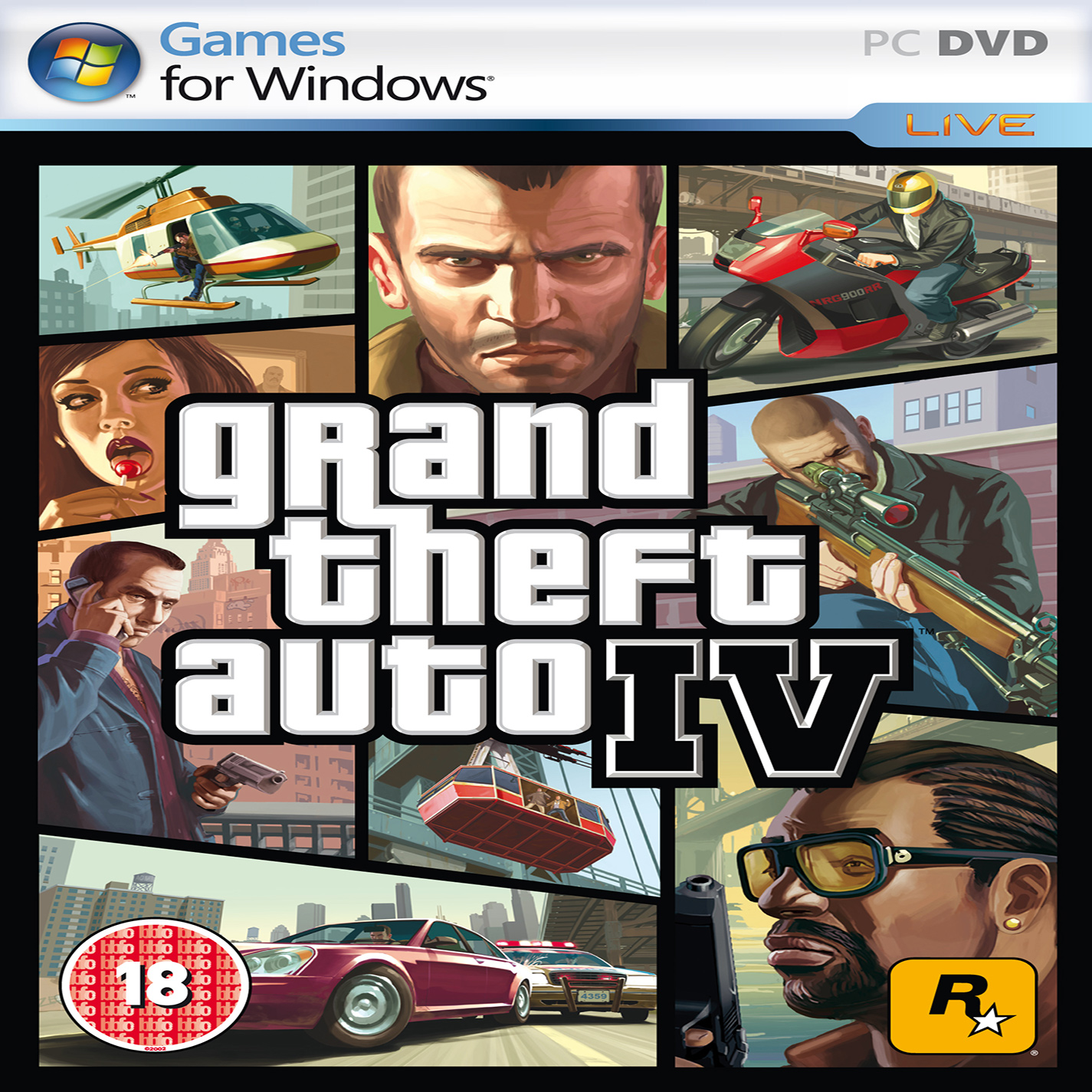 Grand Theft Auto IV - pedn CD obal