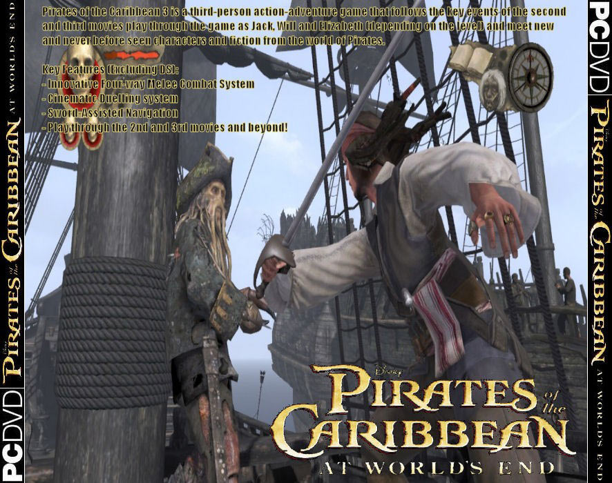 Pirates of the Caribbean: At World's End - zadn CD obal