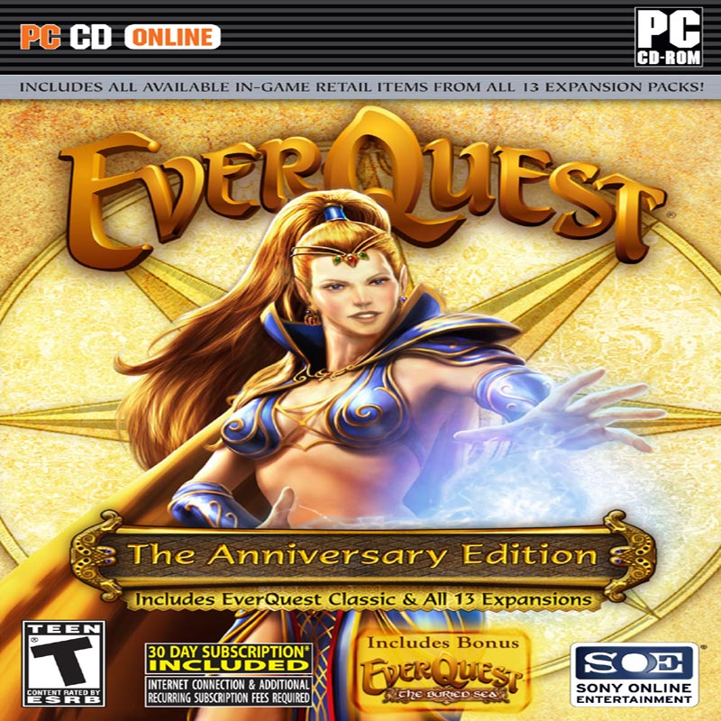 EverQuest: The Anniversary Edition - pedn CD obal