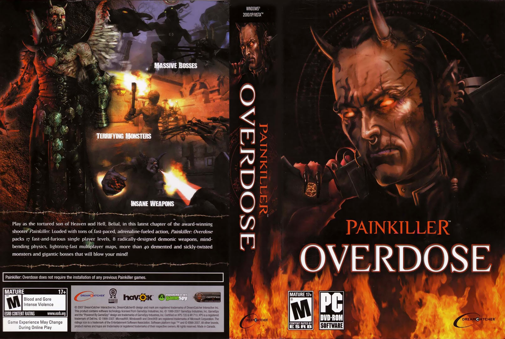 Painkiller: Overdose - DVD obal