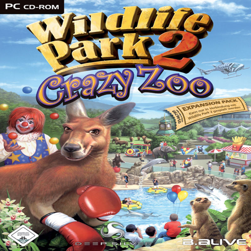 Wildlife Park 2: Crazy ZOO - pedn CD obal