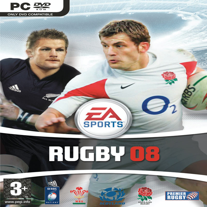 Rugby 08 - pedn CD obal