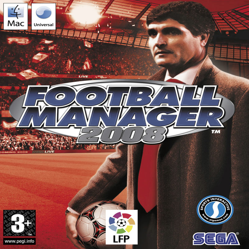 Football Manager 2008 - pedn CD obal