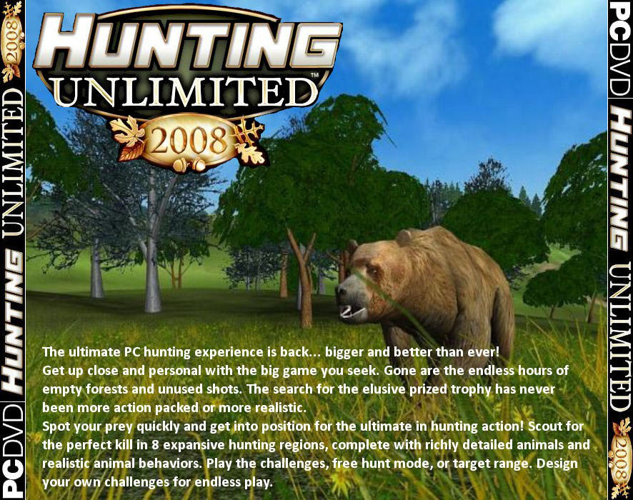 Hunting Unlimited 2008 - zadn CD obal