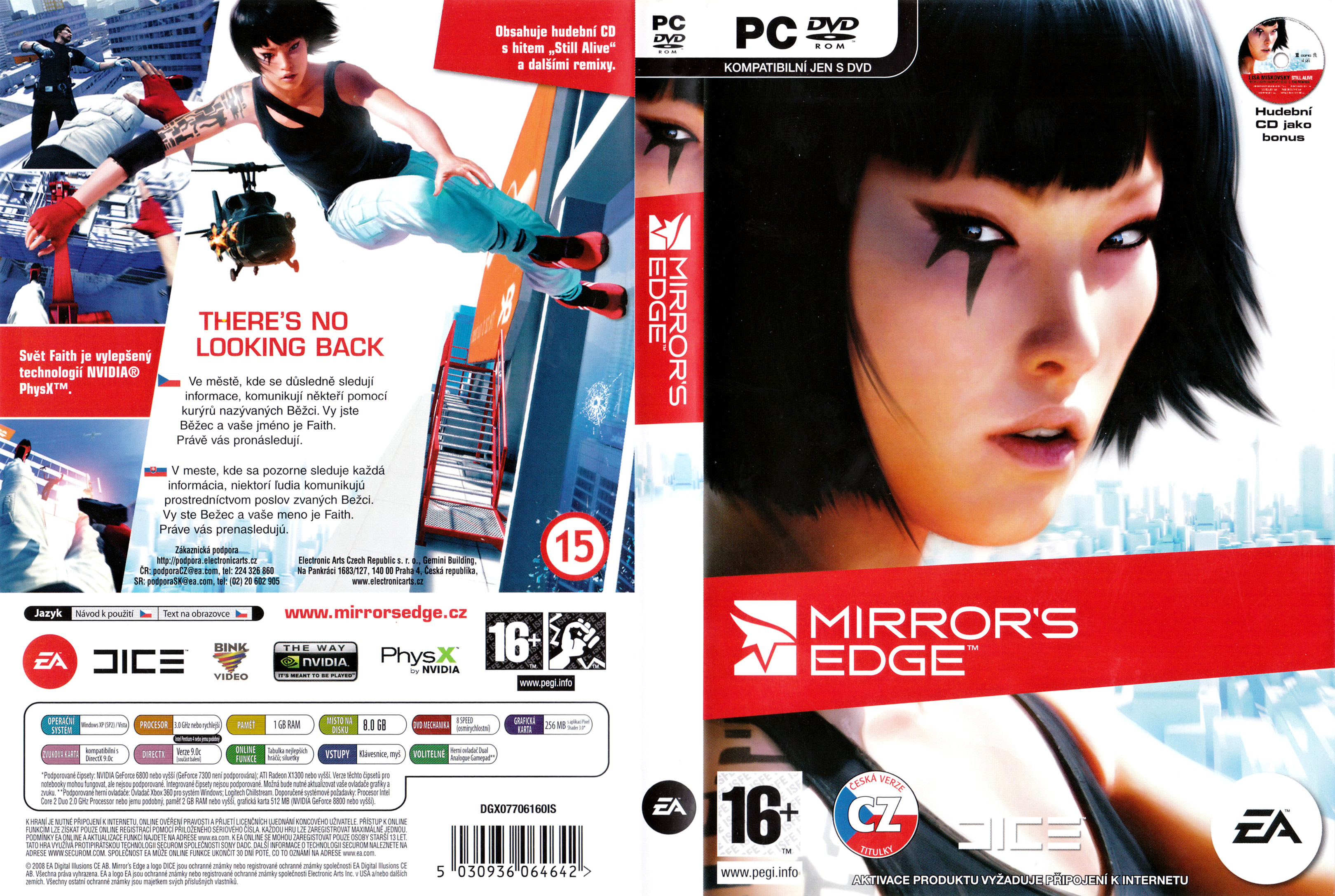 Mirror's Edge - DVD obal