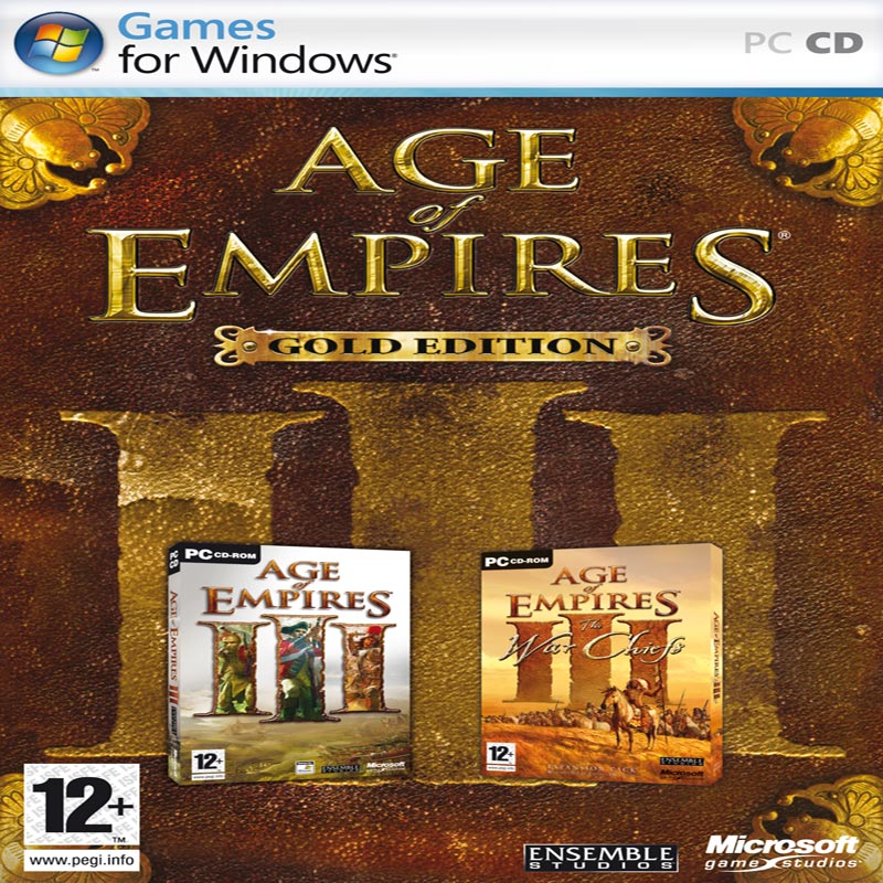 Age of Empires 3: Gold Edition - pedn CD obal