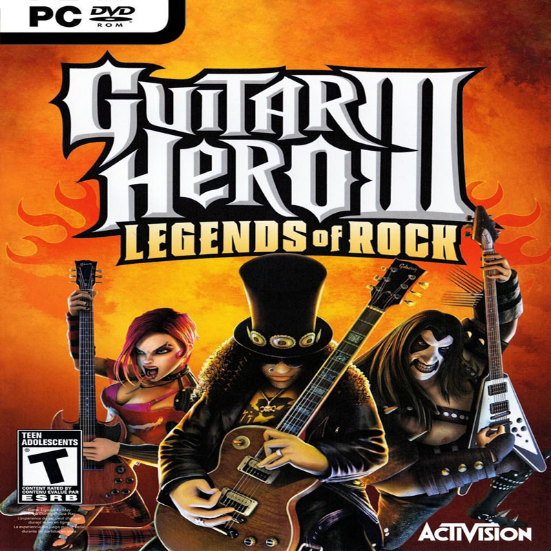 Guitar Hero III: Legends of Rock - pedn CD obal
