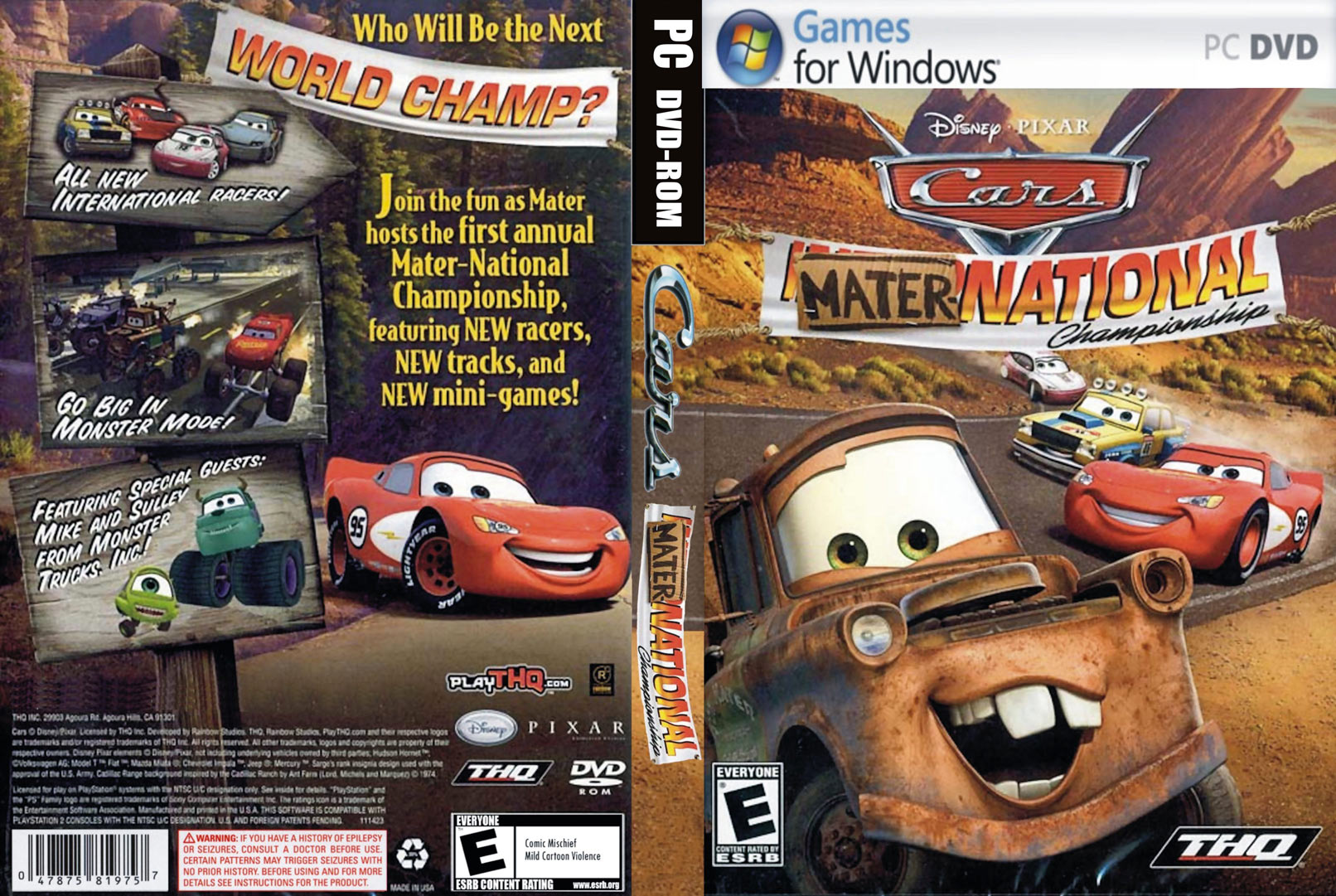 Cars Mater-National Championship - DVD obal