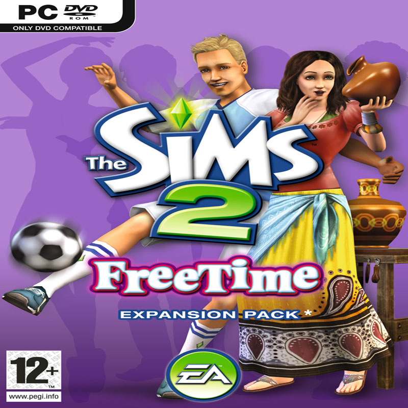 The Sims 2: Free Time - pedn CD obal