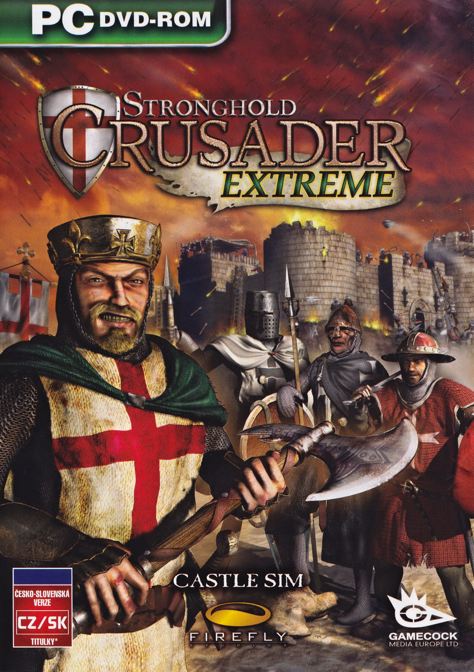 Stronghold: Crusader Extreme - pedn DVD obal