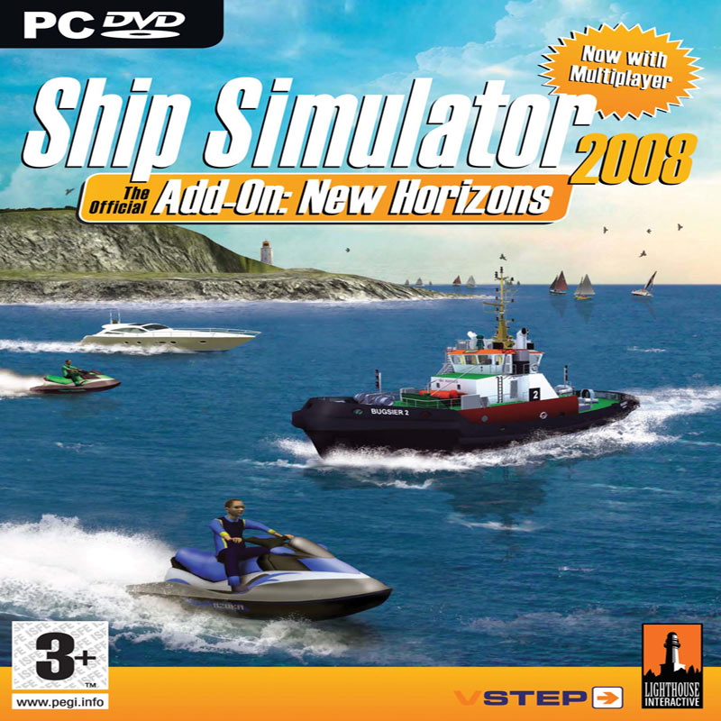 Ship Simulator 2008 Add-On: New Horizons - pedn CD obal